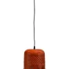 WOOOD Hanglamp Arleso Oranje - E27 - Ø 17 cm