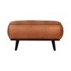 WOOOD Hocker Statement Cognac - 80x55 cm