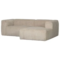 WOOOD Hoekbank Bean Rechts Beige