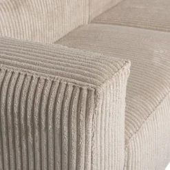 WOOOD Hoekbank Bean Rechts Beige