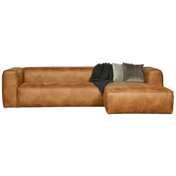 WOOOD Hoekbank Bean Rechts Cognac