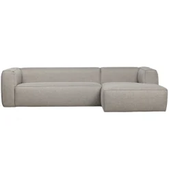 WOOOD Hoekbank Bean Rechts Lichtgrijs