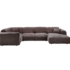 WOOOD Hoekbank Cloud Divan Links Bruin