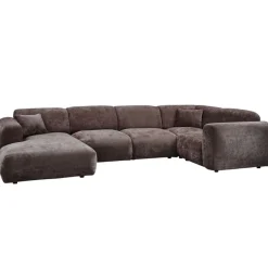 WOOOD Hoekbank Cloud Divan Rechts Bruin