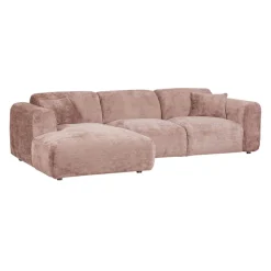 WOOOD Hoekbank Cloud Links Roze