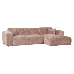 WOOOD Hoekbank Cloud Rechts Roze