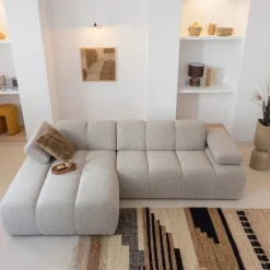 WOOOD Hoekbank Mojo Links Beige