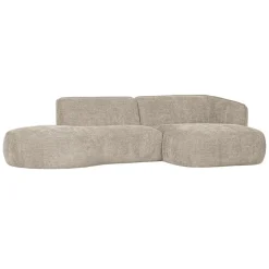 WOOOD Hoekbank Polly Rechts Beige