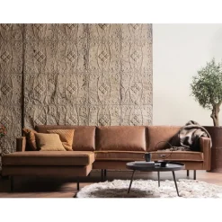 WOOOD Hoekbank Rodeo Links Cognac