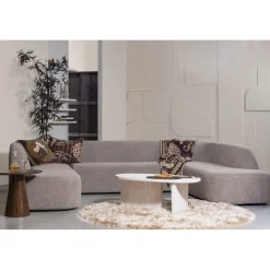 WOOOD Hoekbank Sloping Grijs