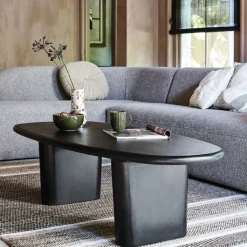 WOOOD Hoekbank Sloping Links Lichtbruin