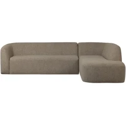 WOOOD Hoekbank Sloping Rechts Lichtbruin