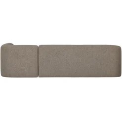 WOOOD Hoekbank Sloping Rechts Lichtbruin