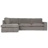 WOOOD Hoekbank Thomas Links Grijs