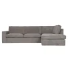 WOOOD Hoekbank Thomas Rechts Grijs