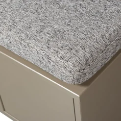 WOOOD Kistbank Turner Mud - 80x47x44 cm