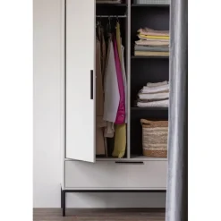 WOOOD Kledingkast Adam Dust - 100x200x53 cm