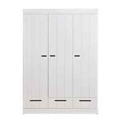 WOOOD Kledingkast Connect Wit - 140x195x53 cm