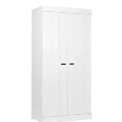 WOOOD Kledingkast Connect Wit - 94x195x53 cm