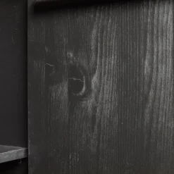 WOOOD Kledingkast Connect Zwart - 140x195x53 cm