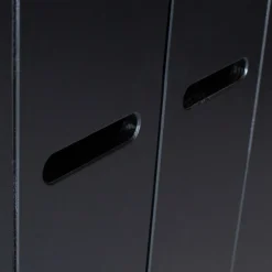 WOOOD Kledingkast Connect Zwart - 140x195x53 cm