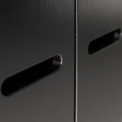 WOOOD Kledingkast Connect Zwart - 94x195x53 cm