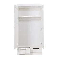 WOOOD Kledingkast Connect Wit - 94x195x53 cm