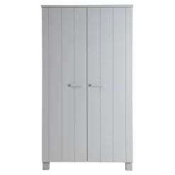 WOOOD Kledingkast Dennis Grijs - 111x202x55 cm