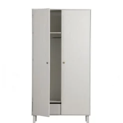 WOOOD Kledingkast  Madu Grijs - 100x195x53 cm