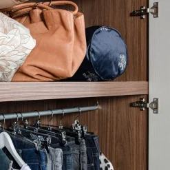 WOOOD Kledingkast Rens Grijs - 165x210x58 cm