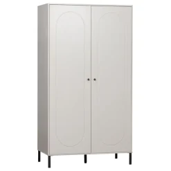 WOOOD Kledingkast Xina Grijs - 110x202x58 cm