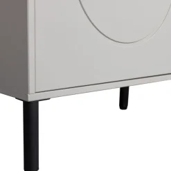 WOOOD Kledingkast Xina Grijs - 110x202x58 cm