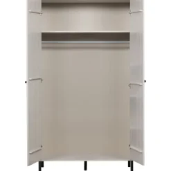 WOOOD Kledingkast Xina Grijs - 110x202x58 cm