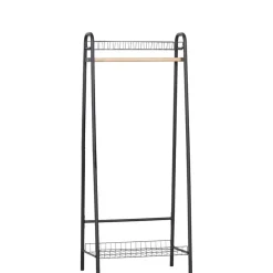 WOOOD Kledingrek Jovi Zwart - 70x167x41 cm