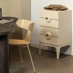 WOOOD Ladekast Merge Greige - 44x89x45 cm