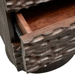 WOOOD Nachtkastje Crumble Bruin - 40x66x37 cm