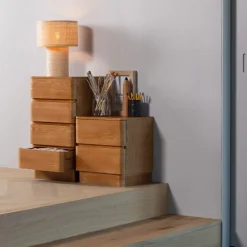 WOOOD Nachtkastje Fejo Bruin - 40x43x34 cm