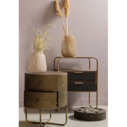 WOOOD Nachtkastje Glossy Goud - 39x48x39 cm