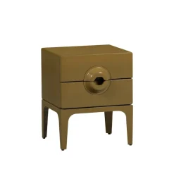 WOOOD Nachtkastje Merge Honinggeel - 44x57x45 cm