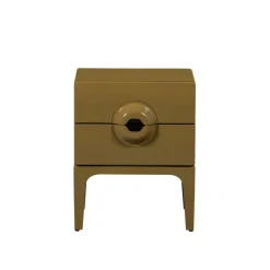 WOOOD Nachtkastje Merge Honinggeel - 44x57x45 cm