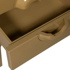 WOOOD Nachtkastje Merge Honinggeel - 44x57x45 cm