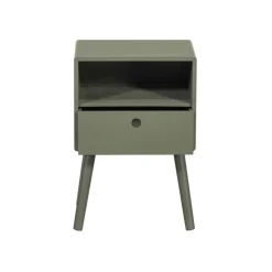 WOOOD Nachtkastje Ozzy Groen - 36x53x30 cm