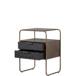 WOOOD Nachtkastje Polite Bruin