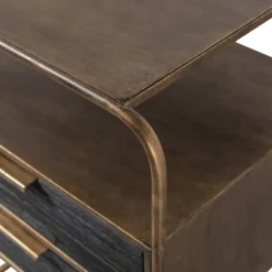 WOOOD Nachtkastje Polite Bruin