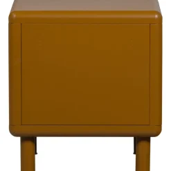 WOOOD Nachtkastje Rune Honinggeel - 42x45x42 cm