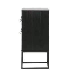 WOOOD Nachtkastje Zola Zwart - 40x74x35 cm