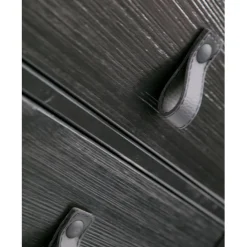 WOOOD Nachtkastje Zola Zwart - 40x74x35 cm