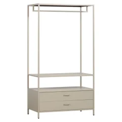 WOOOD Open Kledingkast Ferris Zand - 100x185x54 cm