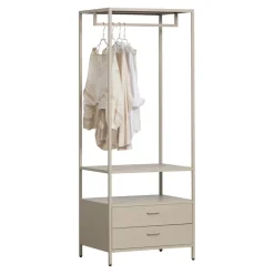 WOOOD Open Kledingkast Ferris Zand - 70x185x54 cm