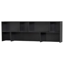 WOOOD Opzetkast New Gravure Zwart - 200x65x30 cm